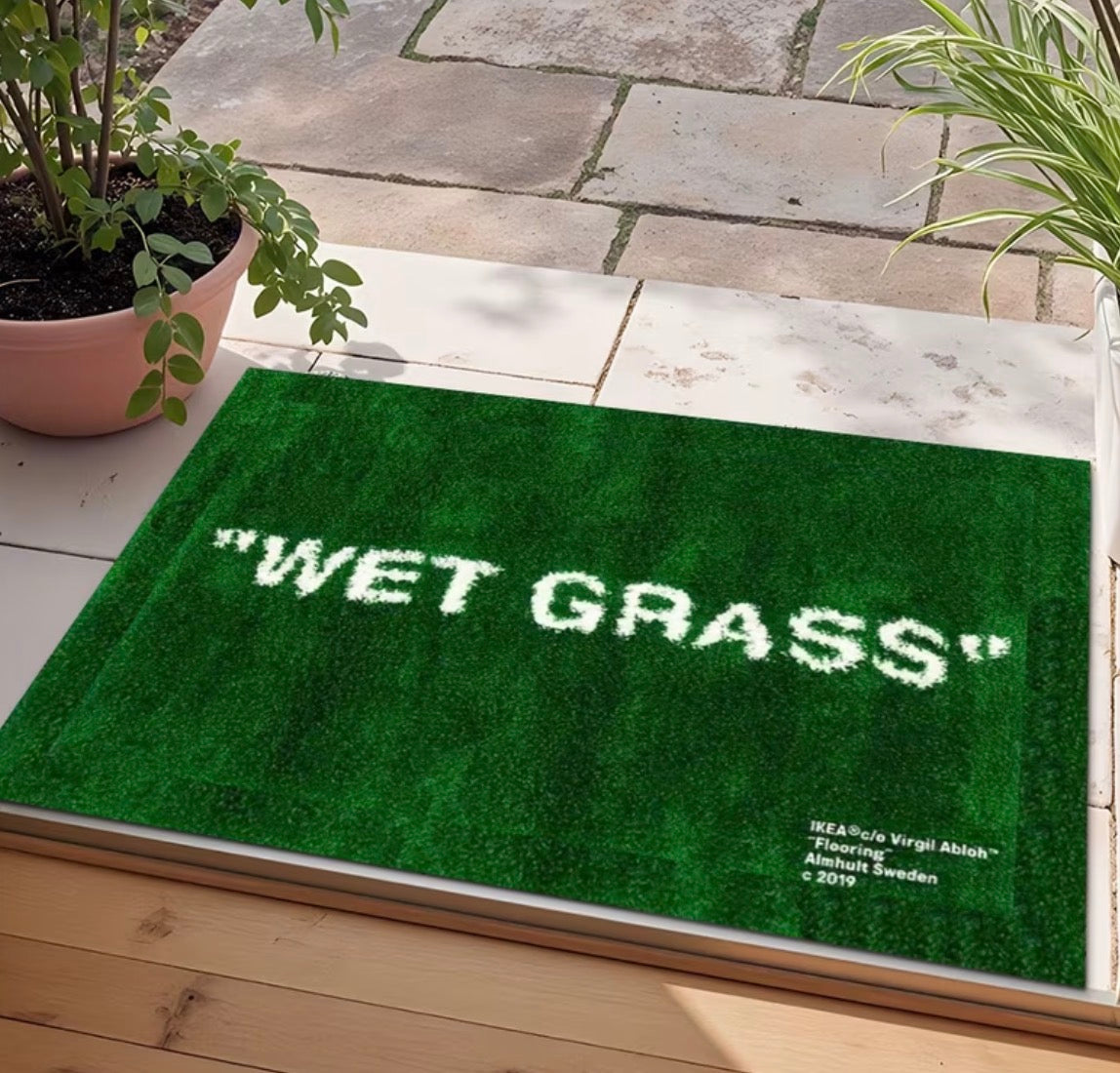 Dywan wet grass